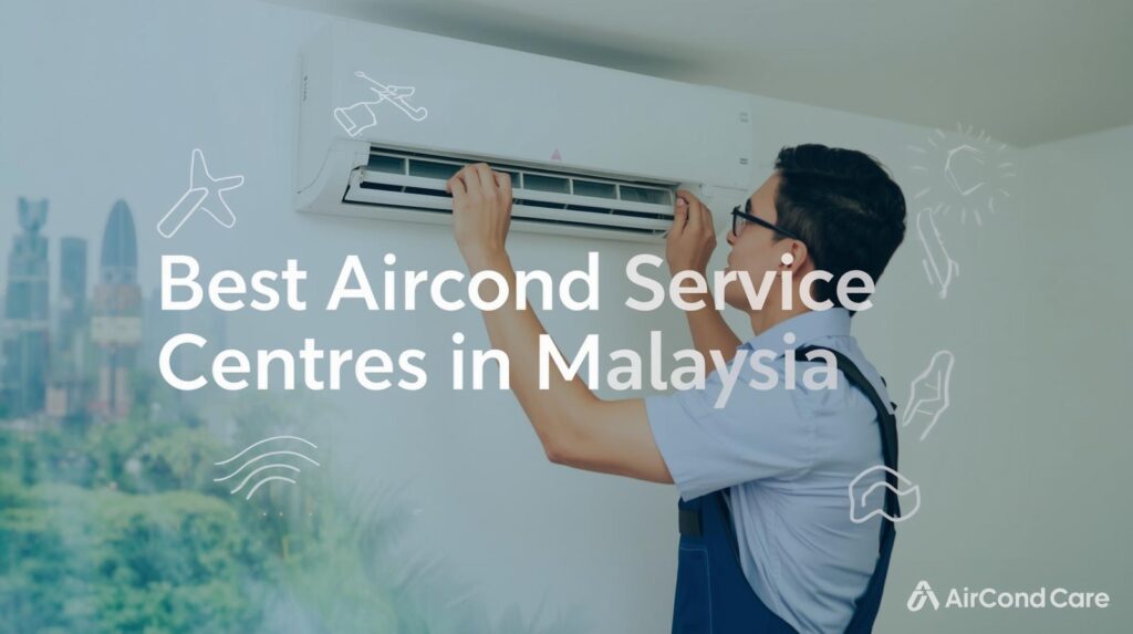 A technician in uniform working on an AC unit