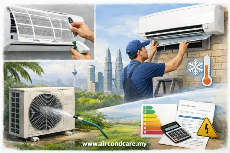 Aircond maintenance tips with professional AC cleaning in Malaysia