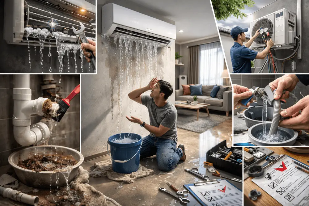 Aircond bocor punca utama aircond tiris air dan cara mengatasi