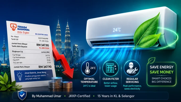 7 proven ways to lower TNB aircond electricity bill in Malaysia without turning off the AC
